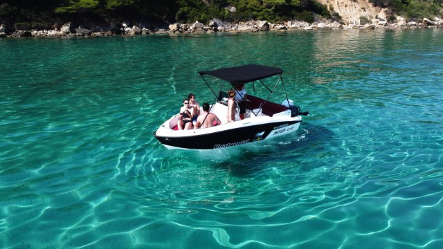 Visit From Kassandra Explore Chalkidiki by Boat with Soft Drinks in Kassandra, Halkidiki