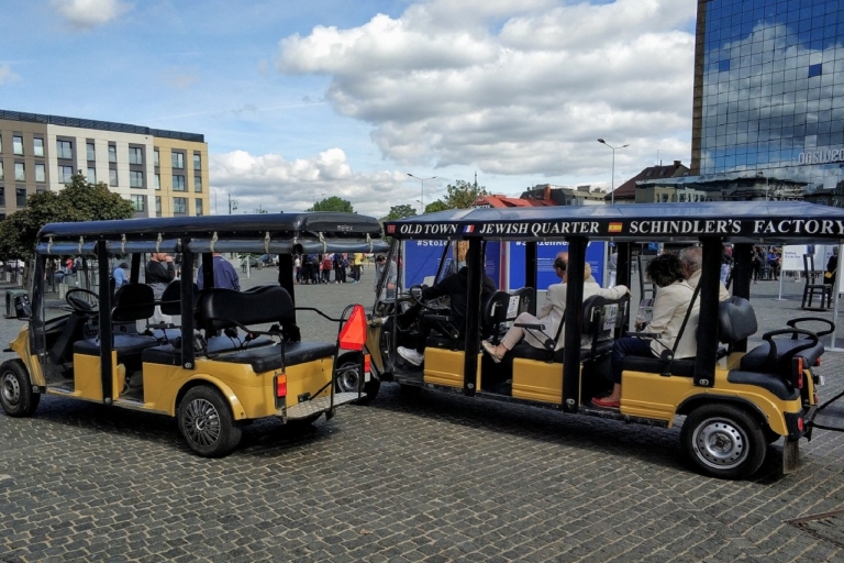 Cracovie : Kazimierz en voiturette de golf et visite de l'usine de Schindler