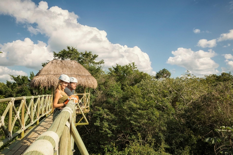 Kurs Zip Line i przygoda ATV: całodniowa wycieczka do Cancun