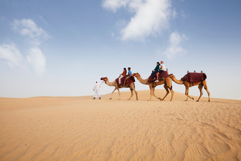 Dubai: Heritage Safari, Camel Ride &amp; Al Marmoom Oasis DinnerShared tour with 6-course Bedouin Dinner