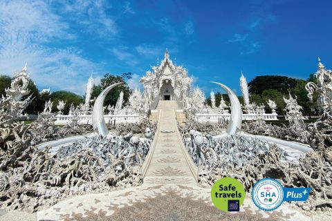 Ab Chiang Mai: Weißer Tempel & Goldenes Dreieck - Tagestour