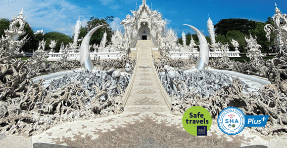 Ab Chiang Mai: Tagesausflug zum Weißen Tempel und Goldenen Dreieck