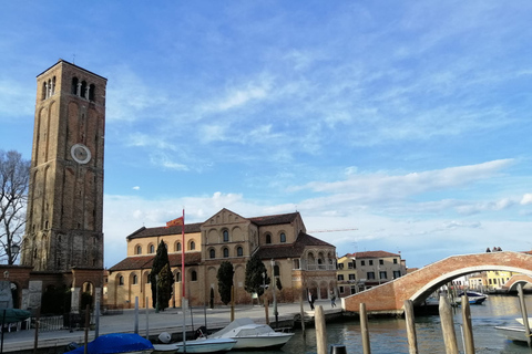 Murano: atelier de verrerie au chalumeau et visite à pied