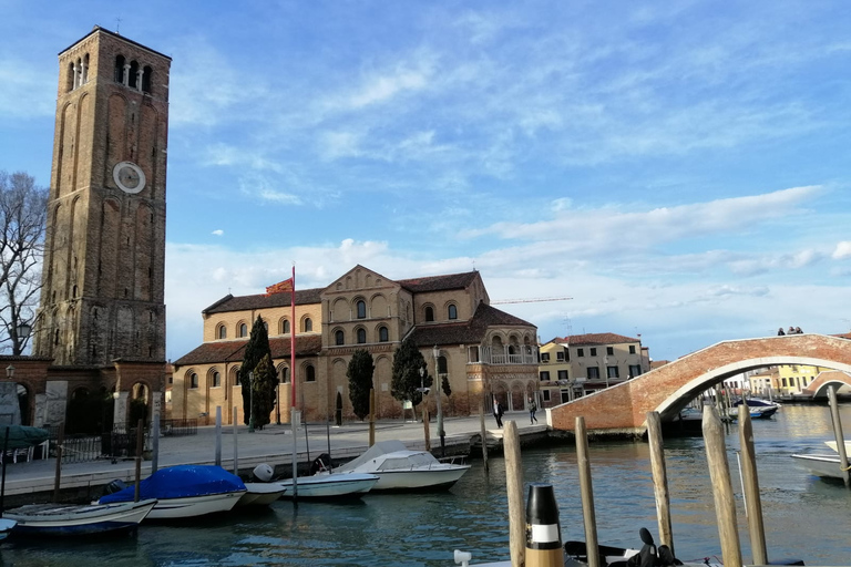 Murano: atelier de verrerie au chalumeau et visite à pied