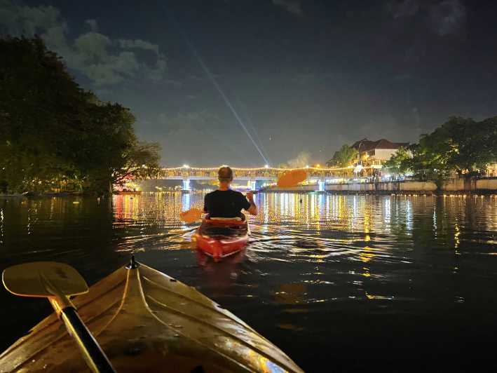 Chiang Mai: viagem noturna de caiaque no rio Ping