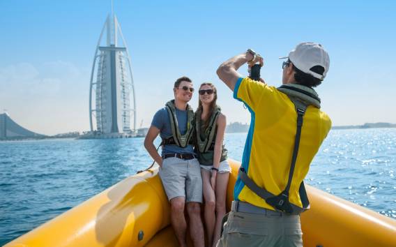 Dubai: Private Schnellboot-Sightseeing-Tour