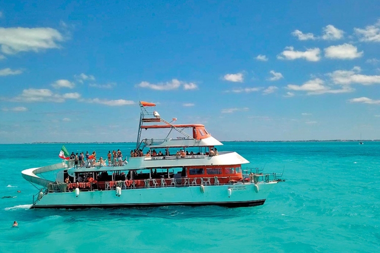 Cancun: catamarancruise van een hele dag naar Isla MujeresAll-inclusive