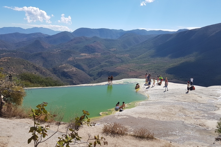 From Oaxaca: Hierve el Agua Waterfalls and Mezcal Factory