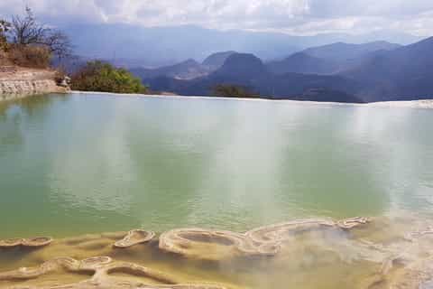 From Oaxaca: Hierve el Agua Waterfalls and Mezcal Tasting