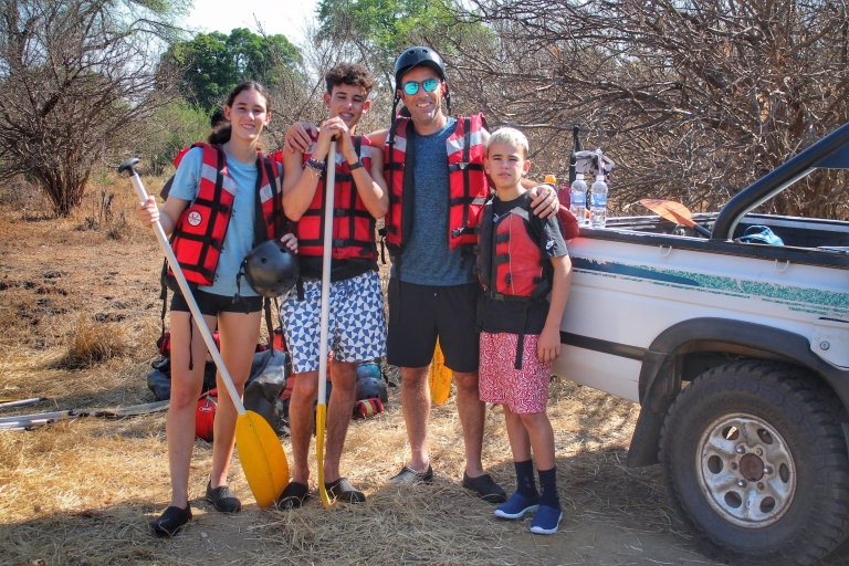 Aventure familiale en rafting sur le fleuve Zambèze