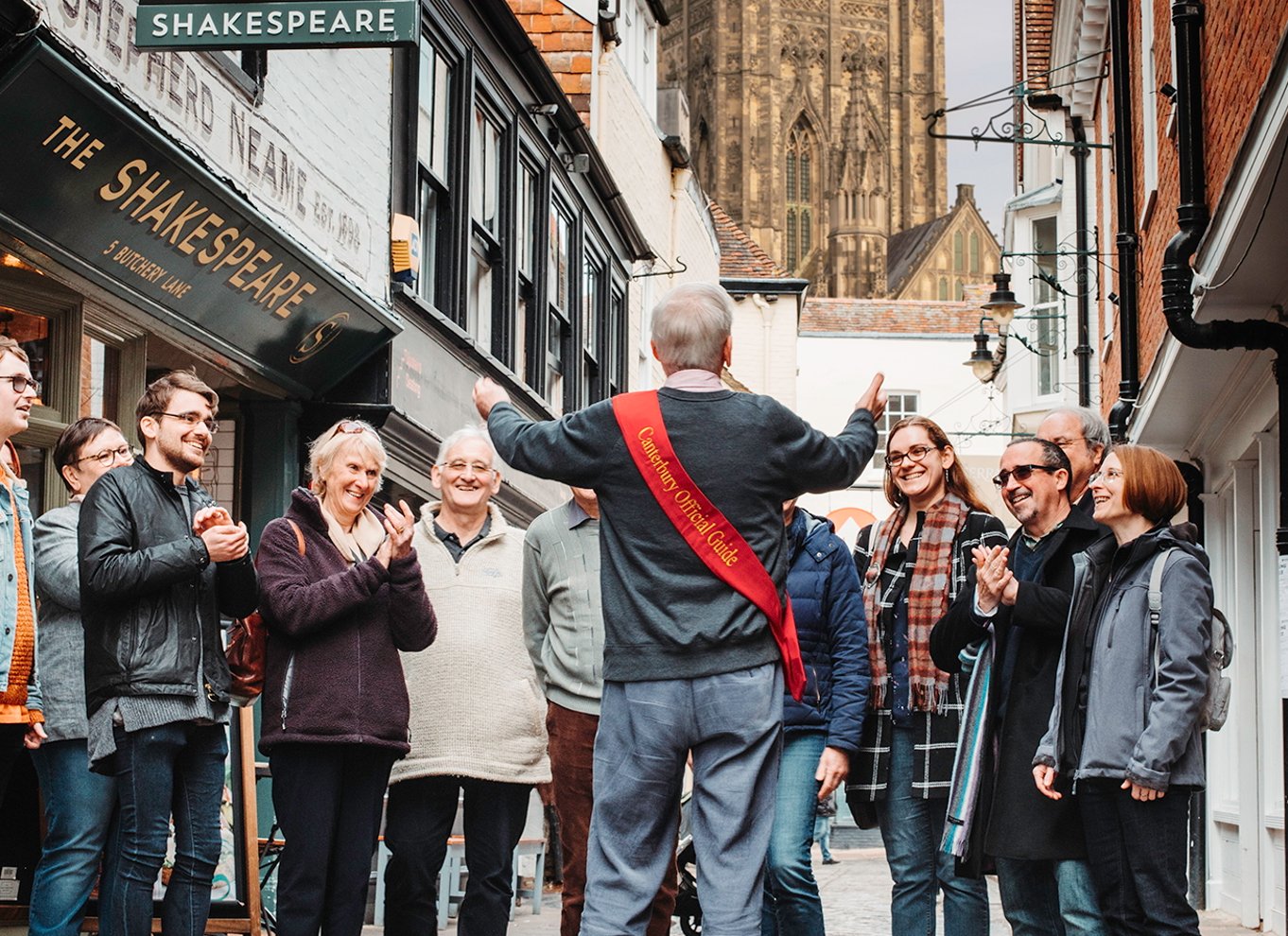 Canterbury: Byvandring med Green Badge-guide