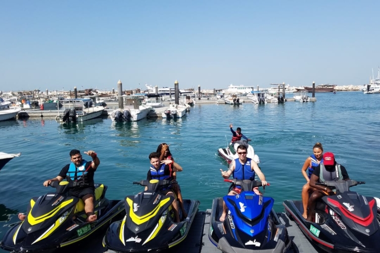Dubai: Jet-Ski-Tour von Burj Al ArabGanzstündige Tour vorbei an Burj Al Arab, Atlantis und Palm