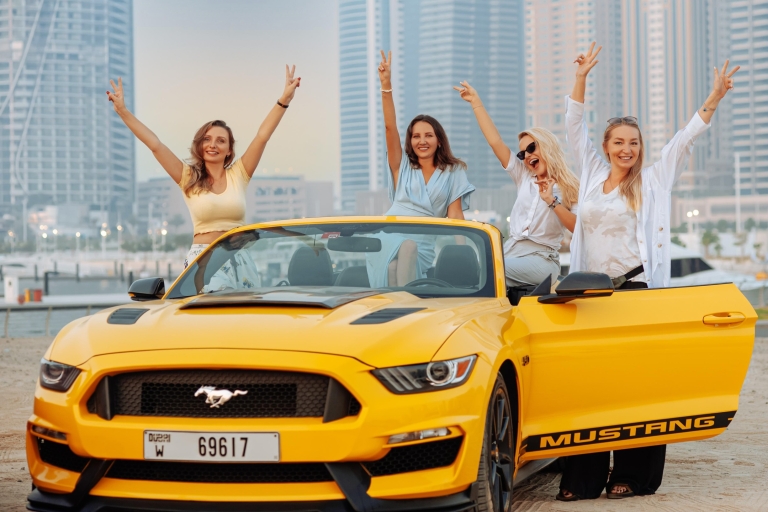Dubaï : visite de la ville en voiture décapotableDubaï : visite de la ville en Ford Mustang décapotable