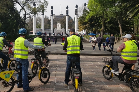 Ciudad de México: City Tour en bicicleta eléctrica con paradas de tacos
