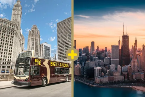 Chicago: 360 CHICAGO & Wycieczka autobusowa hop-on hop-off (zaoszczędź 20%)