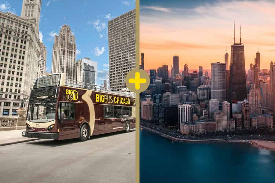 Chicago: 360 CHICAGO & Hop-On/Hop-Off-Bustour (20% sparen). Foto: GetYourGuide