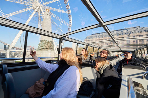 Bruselas: tour en autobús turístico con paradas libresPase de 1 día