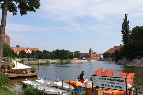 Visite de la ville de Wrocław avec gondole ou promenade en bateau