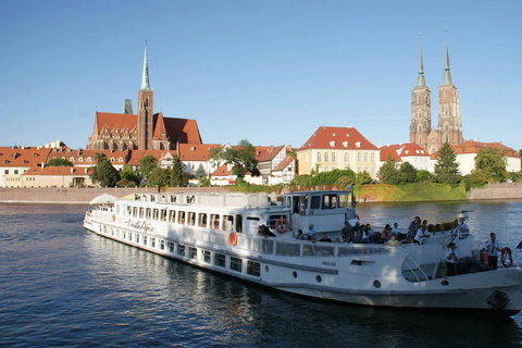 Wrocław: Lång stadsvandring och kryssning med lyxfartyg (för grupper)Wrocław: Kryssning med lyxfartyg och stadsvandring