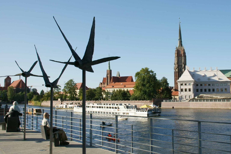 Wrocław: Lång stadsvandring och kryssning med lyxfartyg (för grupper)Wrocław: Kryssning med lyxfartyg och stadsvandring