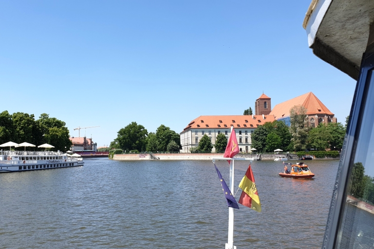 Wrocław: Long City Walk and River Cruise