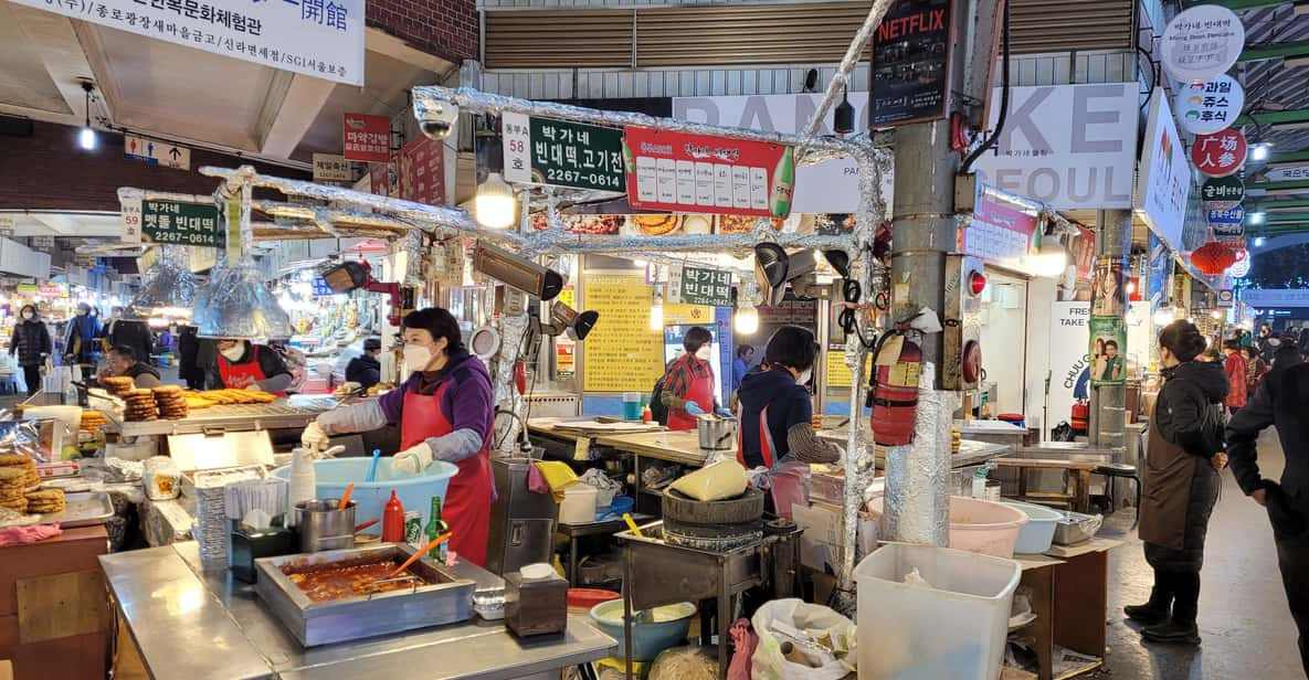 Seoul Gwangjang Market Food Night Fortress Walk Getyourguide