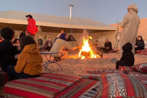 From Djerba: Desert Camp & Amazigh Villages Tour with Dinner