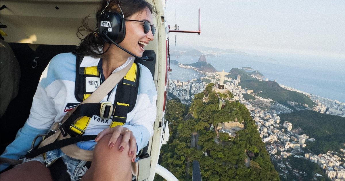 Rio de Janeiro: Doors-off 30-min helicopter tour | GetYourGuide