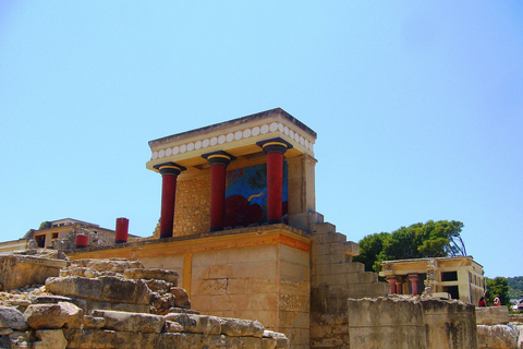 Van Chania: Heraklion Highlights Tour van een hele dagVan Chania: Heraklion hoogtepunten privétour van een hele dag