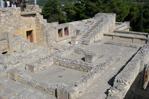 Da Chania: Tour guidato di un giorno intero dei punti salienti di HeraklionTour privato guidato