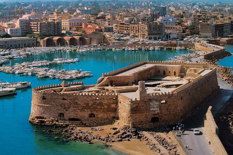 Van Chania: Heraklion Highlights Tour van een hele dagVan Chania: Heraklion hoogtepunten privétour van een hele dag