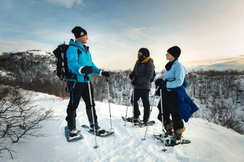 Svolvær: Schneeschuh-Naturentdecker-Tour