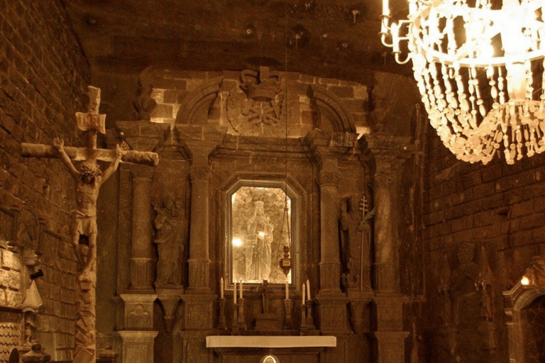 De Cracovie : visite guidée coupe-file de la mine de sel de Wieliczka