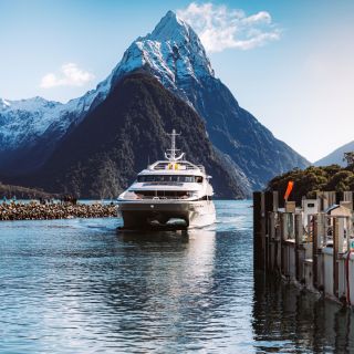 Milford Sound: Nature Cruise on Premium Glass-Roof Catamaran
