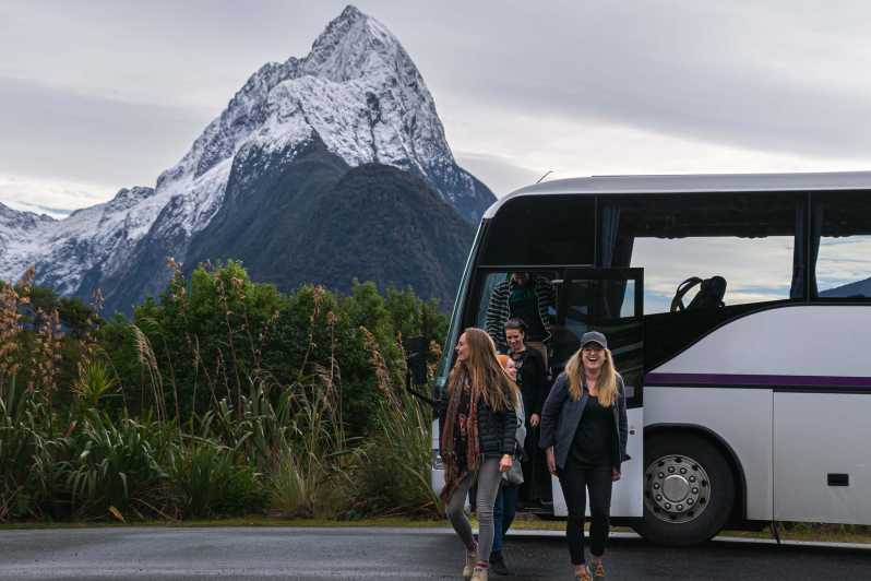 From Te Anau: Milford Sound Coach Tour and Cruise