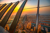 Dubai, la vista sul biglietto dell'osservatorio di palma - Housity