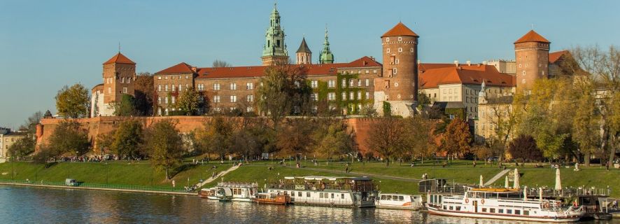 Cracovia: tour guidato di Wawel, pranzo e crociera sul fiume Vistola