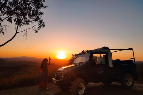 from Albufeira: Algarve Sunset Jeep Safari with Wine