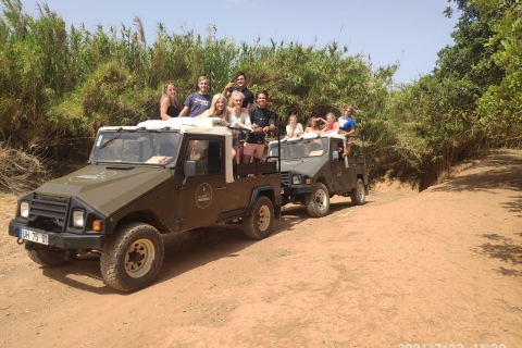 ab Albufeira: Algarve Sunset Jeep Safari mit WeinSonnenuntergangssafari - Gemeinsame Jeep-Tour