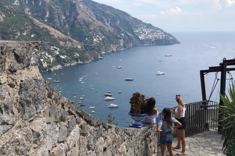 De Rome: excursion d'une journée à Pompéi, Positano et sur la côte amalfitainePrise en charge à l'hôtel