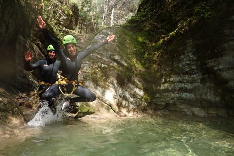 From Tignale: Drena Canyoning Tour for Beginners