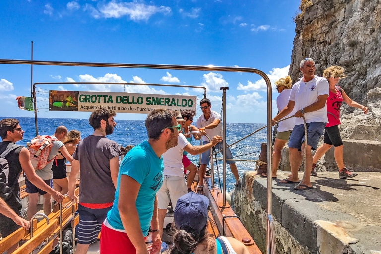 Sorrento: boottocht baai van Leranto, Positano en Amalfi