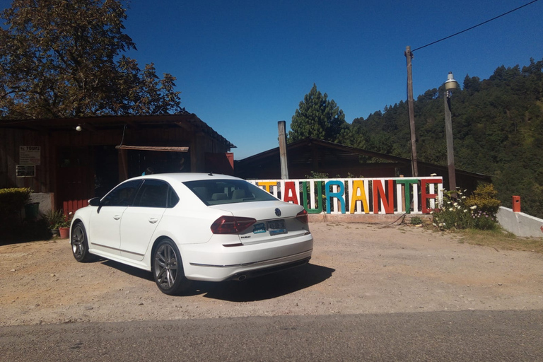 Oaxaca: Privater One-Way-Transfer nach Puerto EscondidoEin Van für bis zu 6 Passagiere