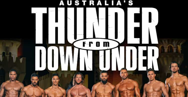 Las Vegas Strip: Thunder from Down Under at Excalibur | GetYourGuide