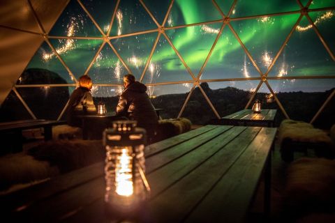 Aurora Basecamp: visite d'observation nocturne des aurores boréales