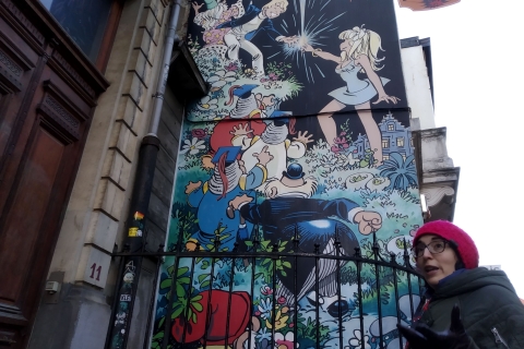 Bruxelles: visite à pied en espagnol à travers la bande dessinée
