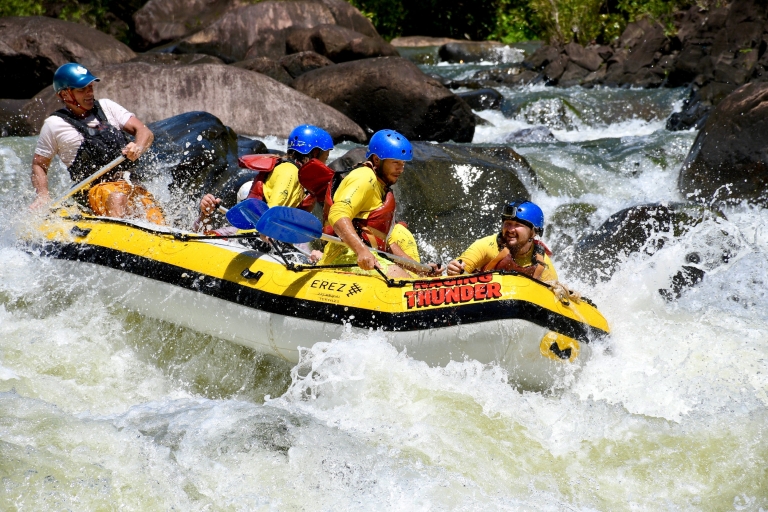 Tully River: Guided Rafting Trip with Gear & Lunch or Dinner Dinner Option with Pickup from Cairns