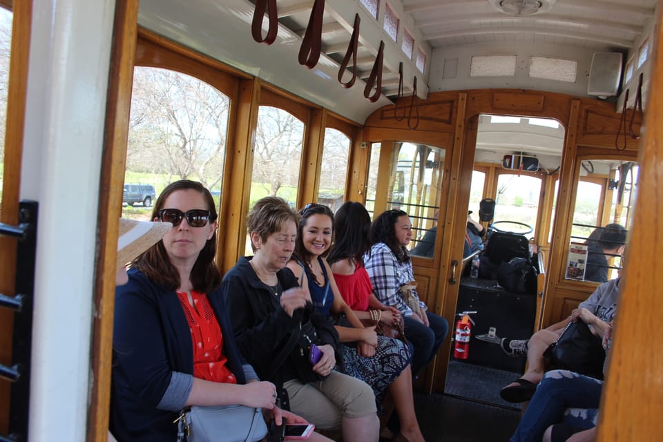 Napa Valley: Wine Tasting Tour by Open Air Trolley & Lunch image 2