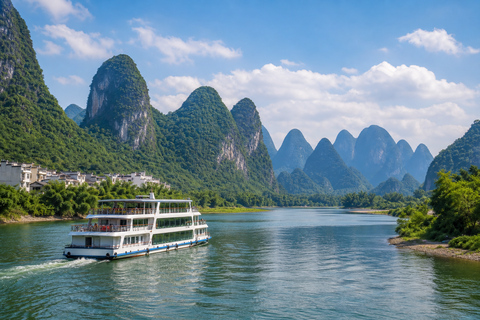 Guilin: Li River Cruise to Yangshuo | 3-5 Star Options From Yangshuo to Yangdi: Li River 3-Star Cruise