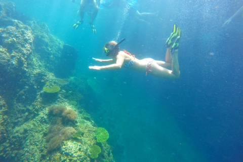 Krabi: apnea y snorkel en las islas Yawasam y TaluRecogida en el hotel en la ciudad de Krabi, Klong Muang, Ao Nang, Ao Nam Mao